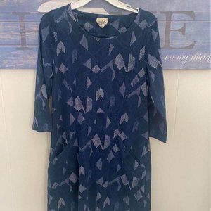 Mata Traders Organic Cotton Pattern Dress - Medium